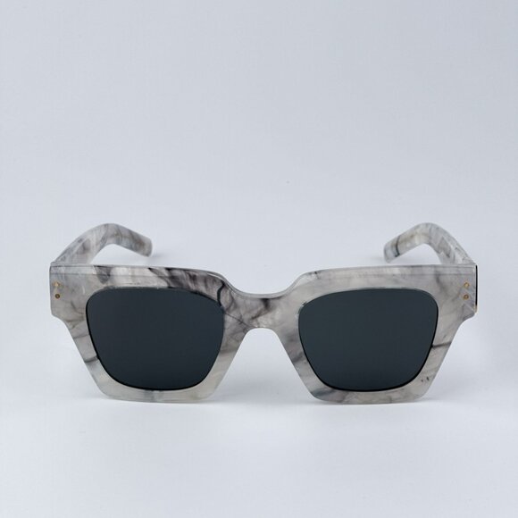D&G DG4413 342887 BRAND NEW Sunglasses Grey Marble Grey Square Unisex - Picture 6 of 11